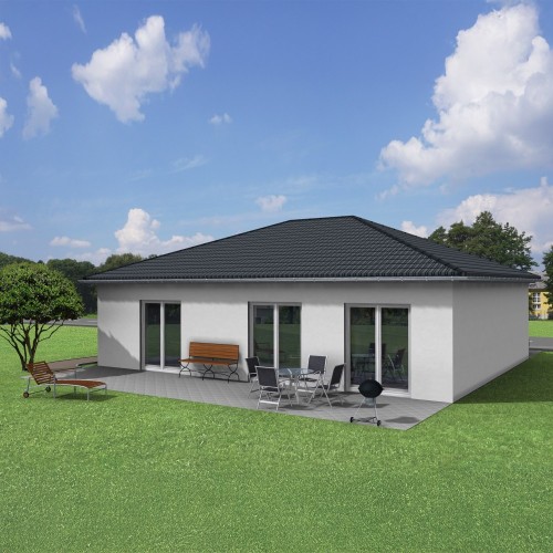 RKR Haustyp | Messehaus Bungalow 92 | Ansicht